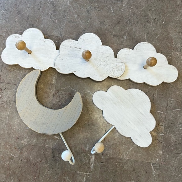 Hobby Lobby Wall Decor Cloud And Moon Wall Hangings Poshmark